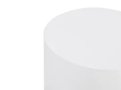 Set di 2 tavolini da caffè MANTI Bianco
