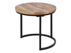 Set di 2 tavolini da caffè CLATON Marrone