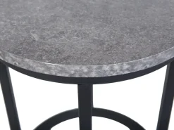 Set di 2 tavolini DIXIE Grigio effetto cemento