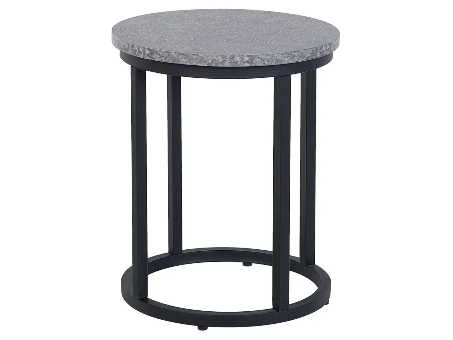 Set di 2 tavolini DIXIE Grigio effetto cemento