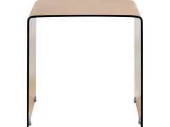 Set di 2 tavolini KENDALL Vetro temperato Marrone