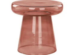 Set di 2 tavolini LAGUNA/CALDERA Vetro Rosso