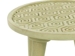 Set di 2 tavolini MAHARO Legno di mango Verde chiaro