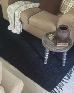 Set di 2 tavolini MARNOO Legno di mango Marrone scuro