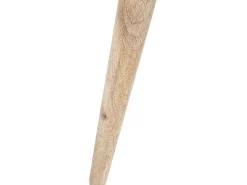 Set di 2 tavolini SAKITA Legno di mango Marrone/Bianco