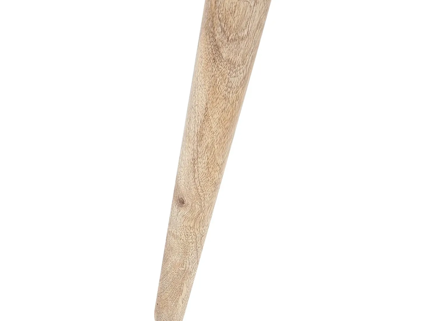 Set di 2 tavolini SAKITA Legno di mango Marrone/Bianco