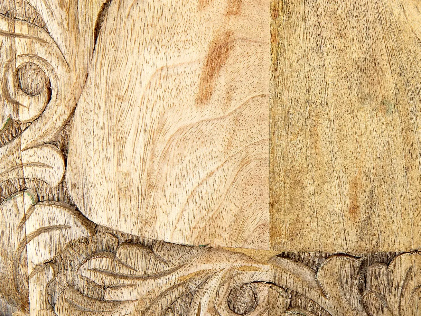 Set di 2 tavolini SAORA Legno di mango Marrone chiaro