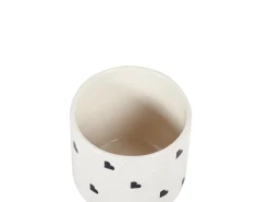 Set di 4 tazze ANNISE Gres porcellanato Bianco sporco