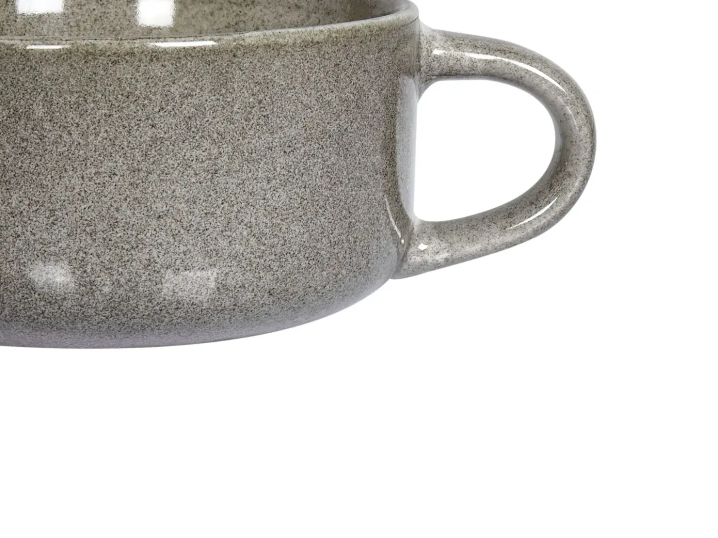 Set di 8 tazze con piattini COSTMARY Gres porcellanato Grigio