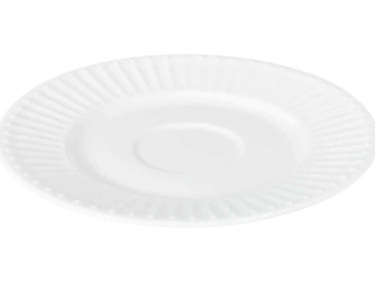 Set di 4 tazze con piattini COWSLIP Porcellana Bianco