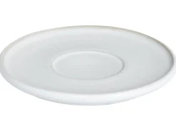 Set di 8 tazze con piattini SESAME Gres porcellanato Bianco sporco