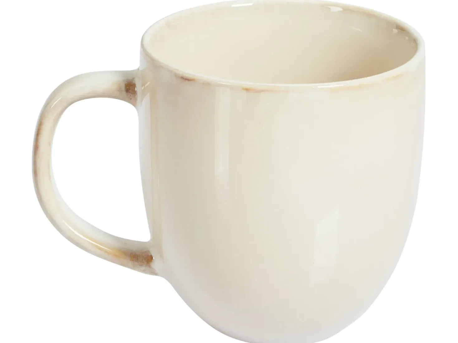 Set di 4 tazze GINSENG Gres porcellanato Beige chiaro