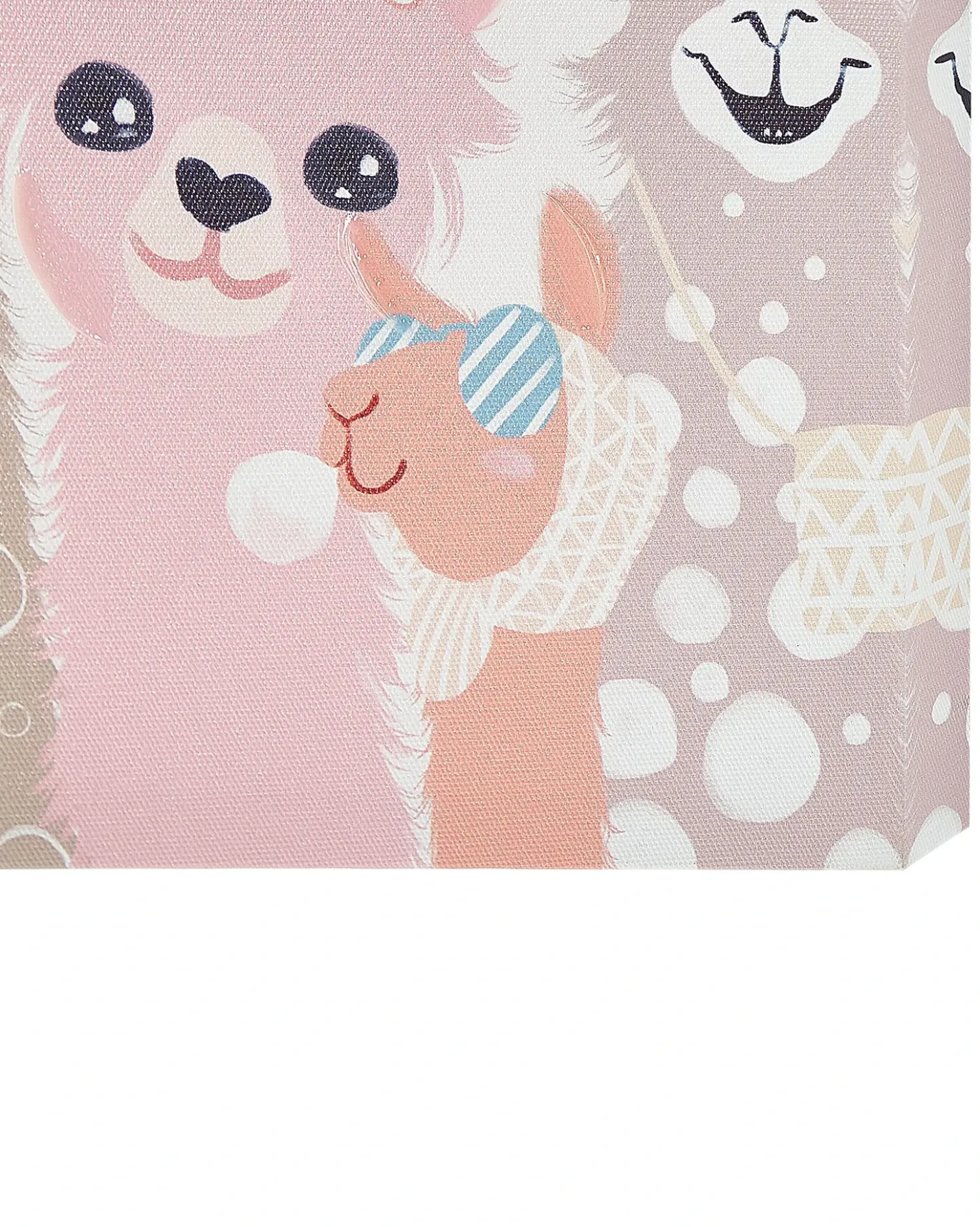 Set di 3 tele TILLIA Motivo animale 30 x 30 cm Multicolore