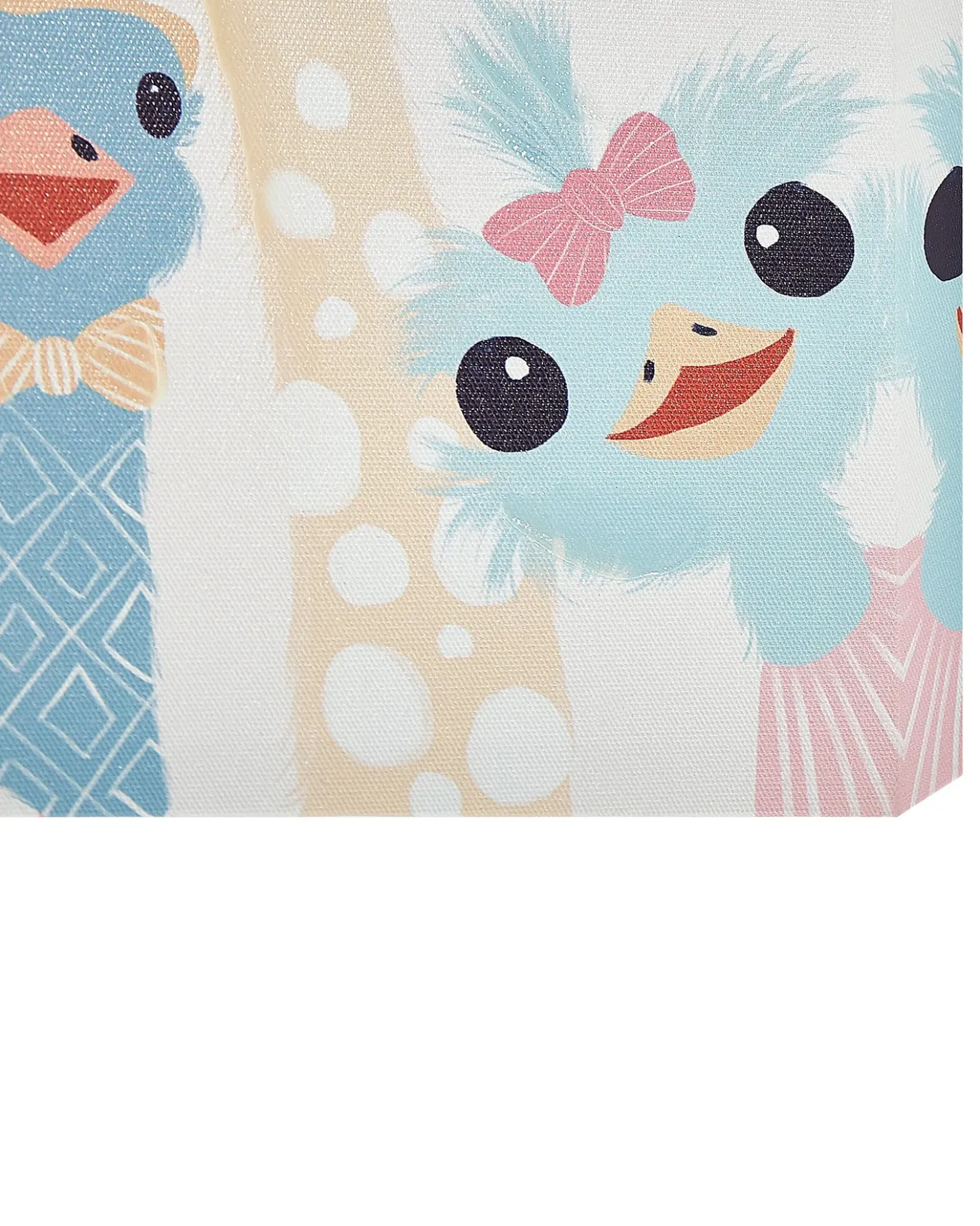 Set di 3 tele TILLIA Motivo animale 30 x 30 cm Multicolore