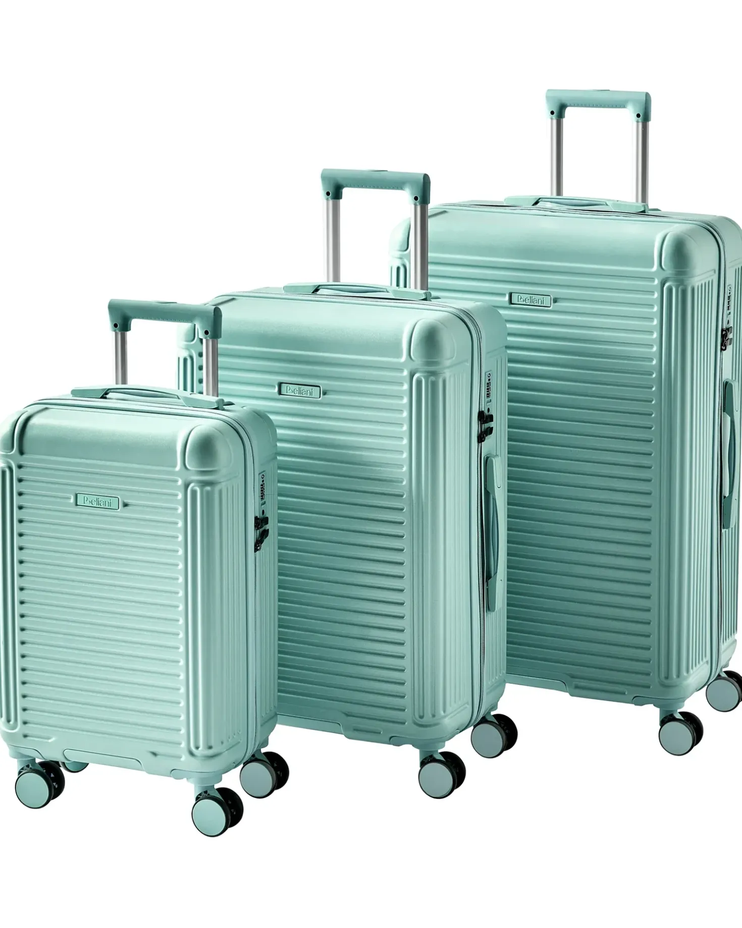 Set di 3 valigie rigide MYNTIS Verde menta