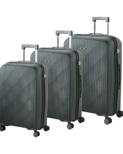 Set di 3 valigie rigide TONSAI Grigio scuro