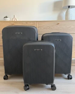 Set di 3 valigie rigide TONSAI Grigio scuro