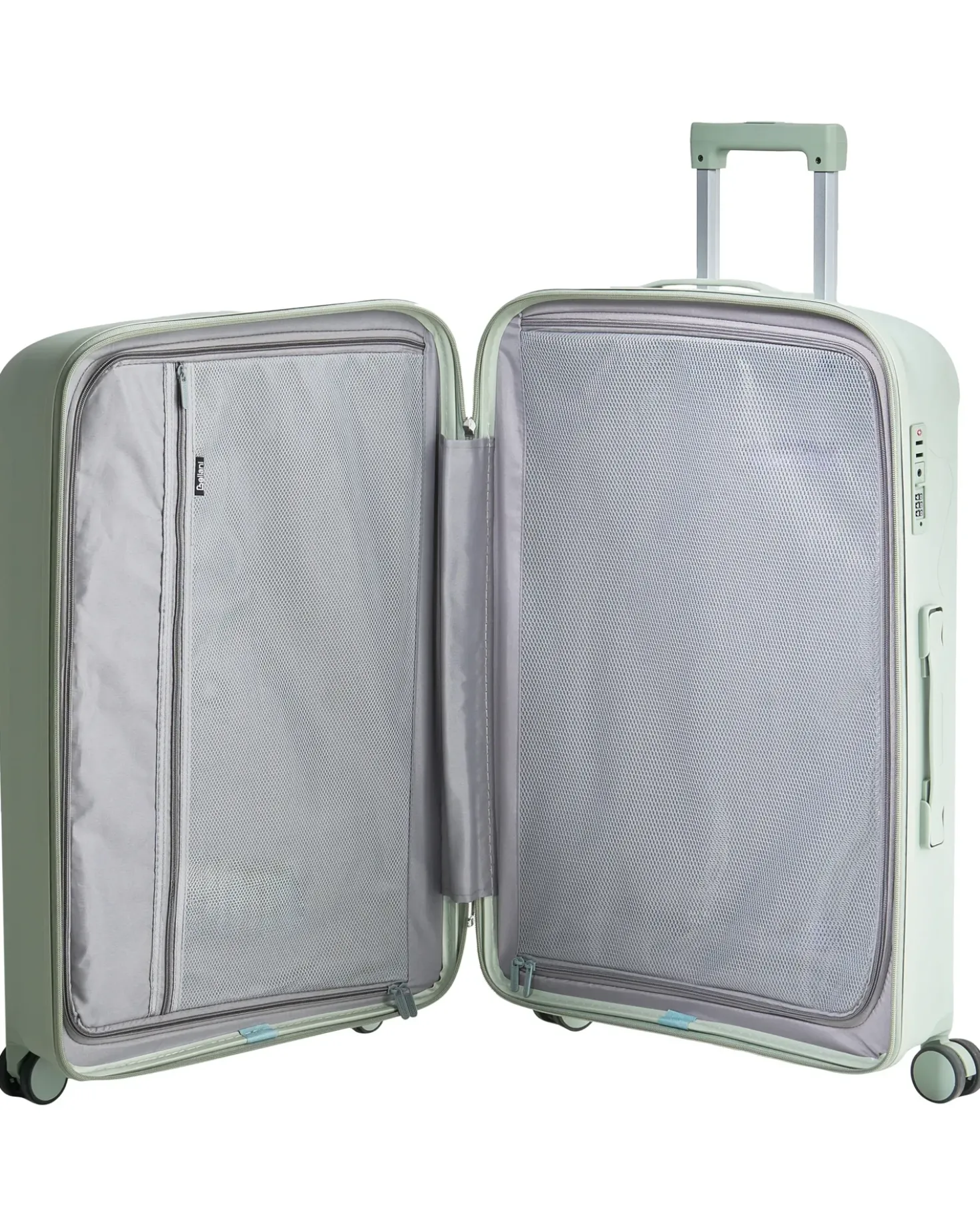 Set di 3 valigie rigide TONSAI Verde chiaro