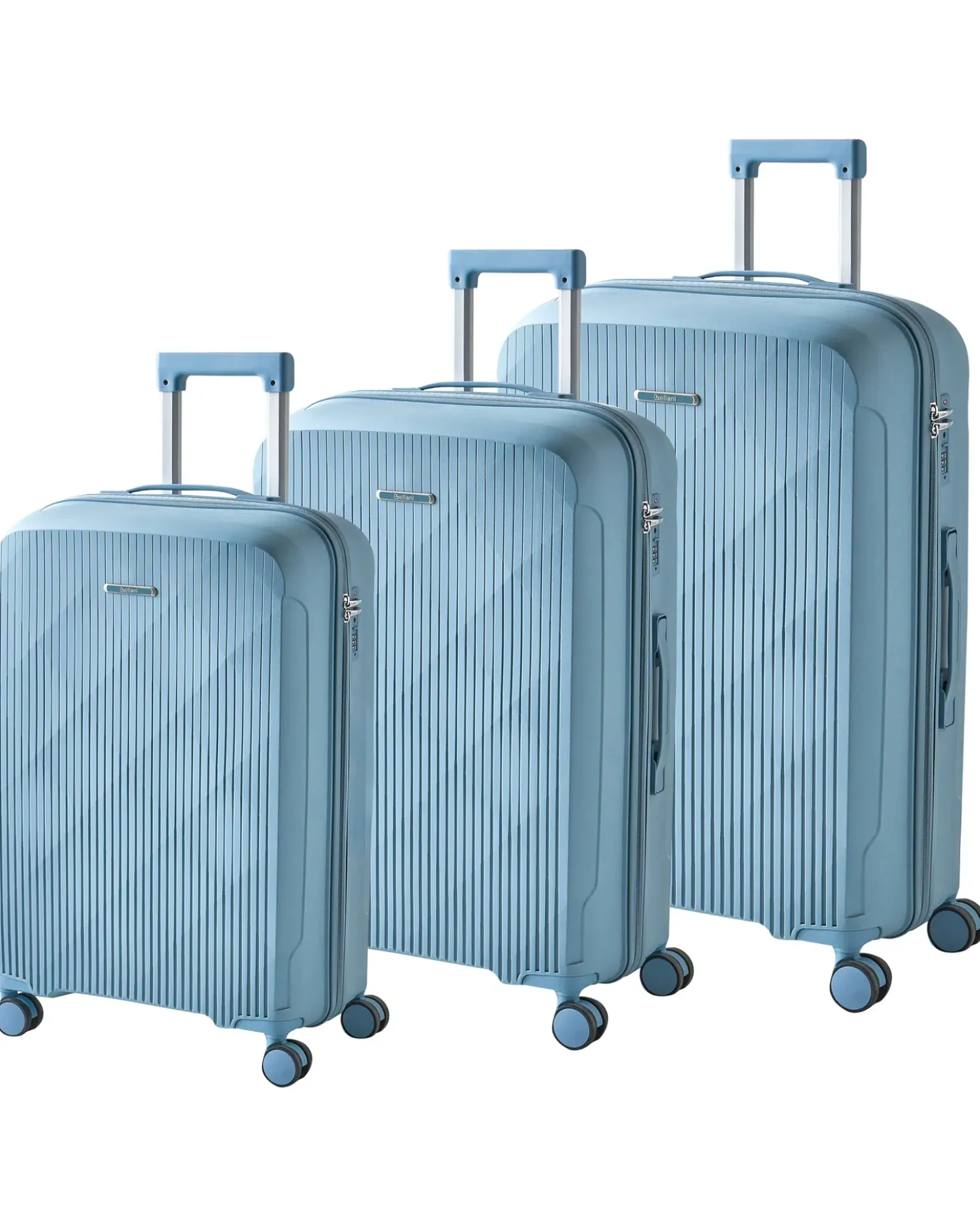 Set di 3 valigie rigide TONSAI Blu
