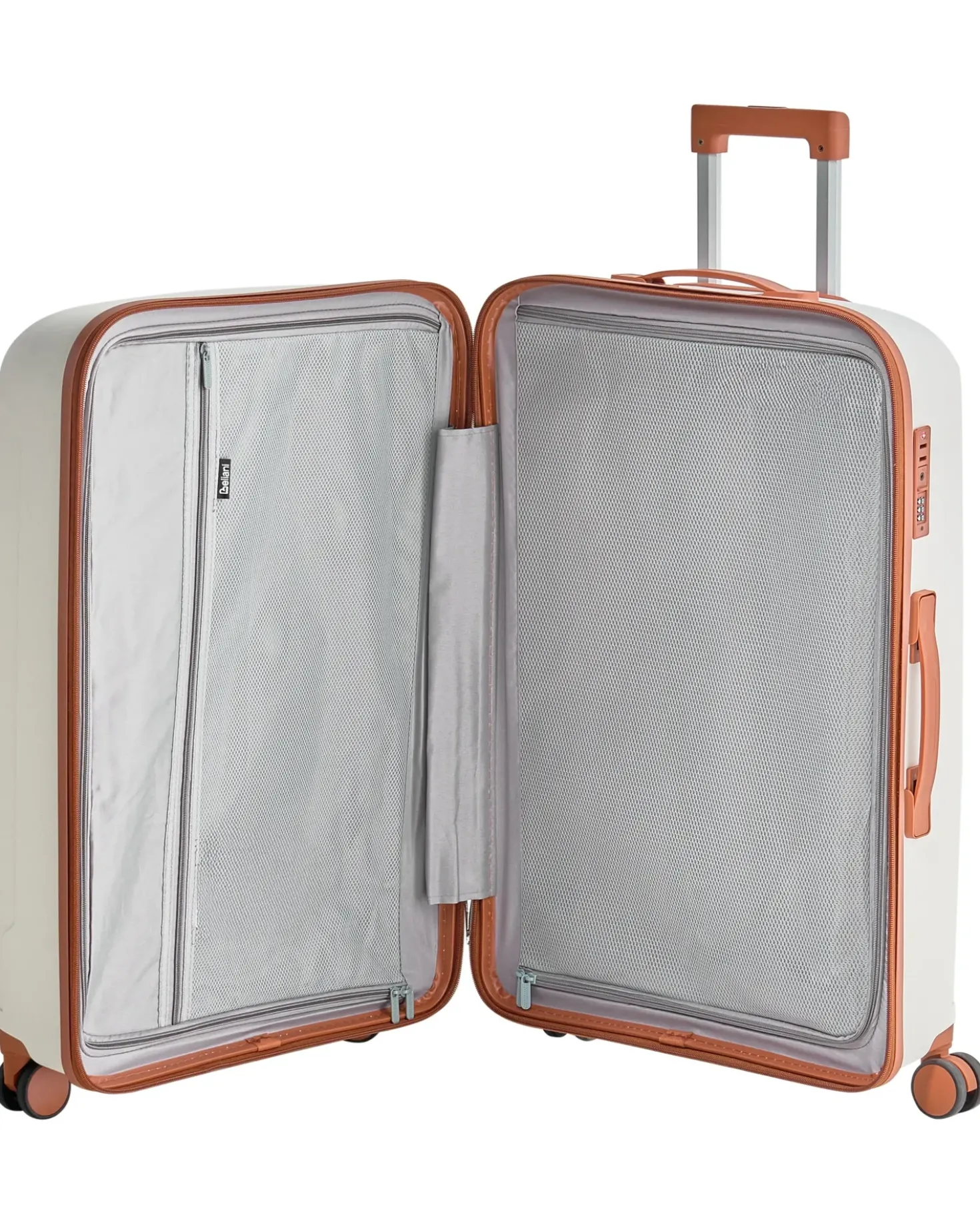 Set di 3 valigie rigide TONSAI Bianco sporco