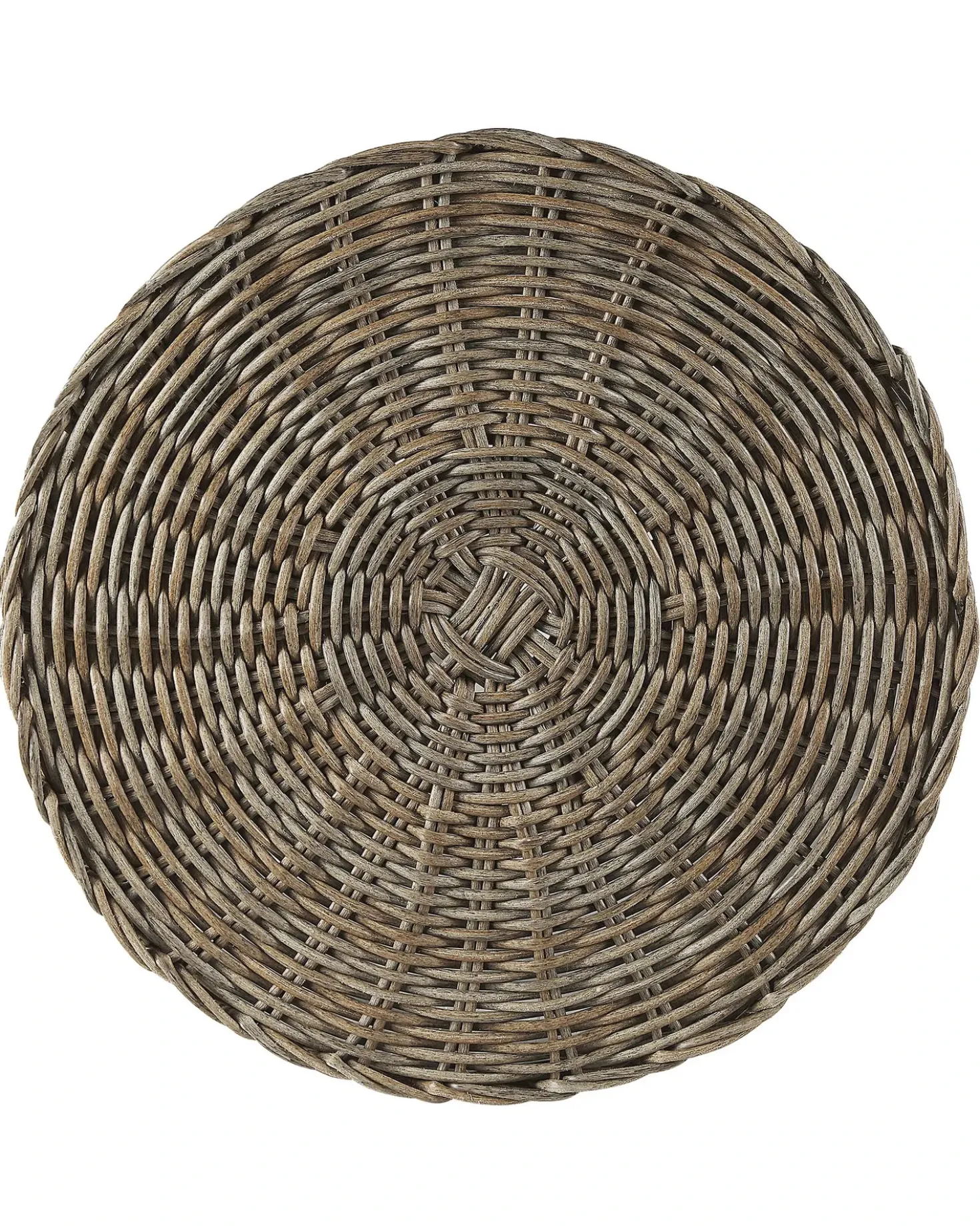 Set di 2 vasi da fiori in vimini BITOLA Rattan sintetico (PE) 40/48 cm Marrone