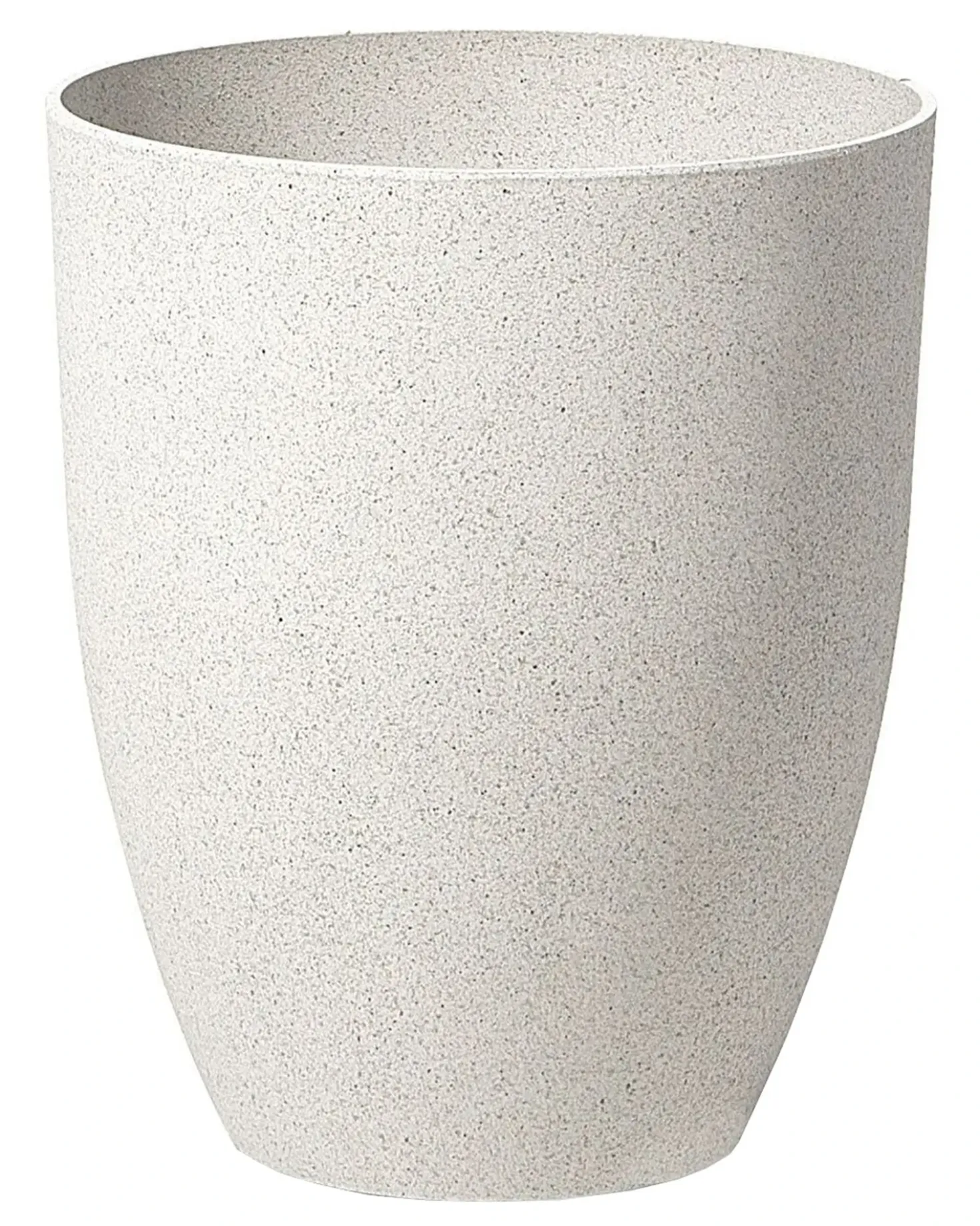 Set di 2 vasi per piante CROTON 35 cm Bianco sporco