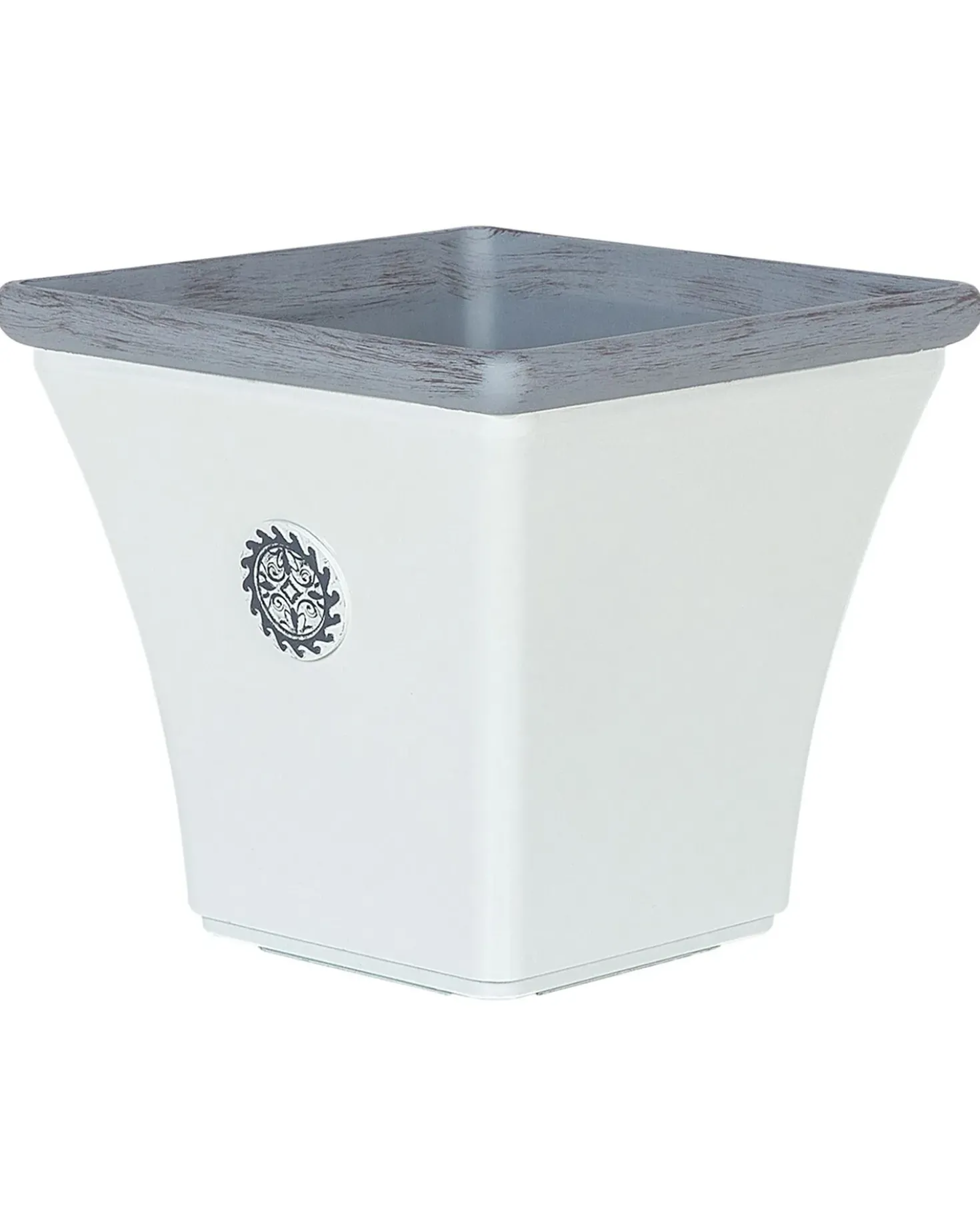 Set di 2 vasi per piante ELATEIA 32 cm Bianco