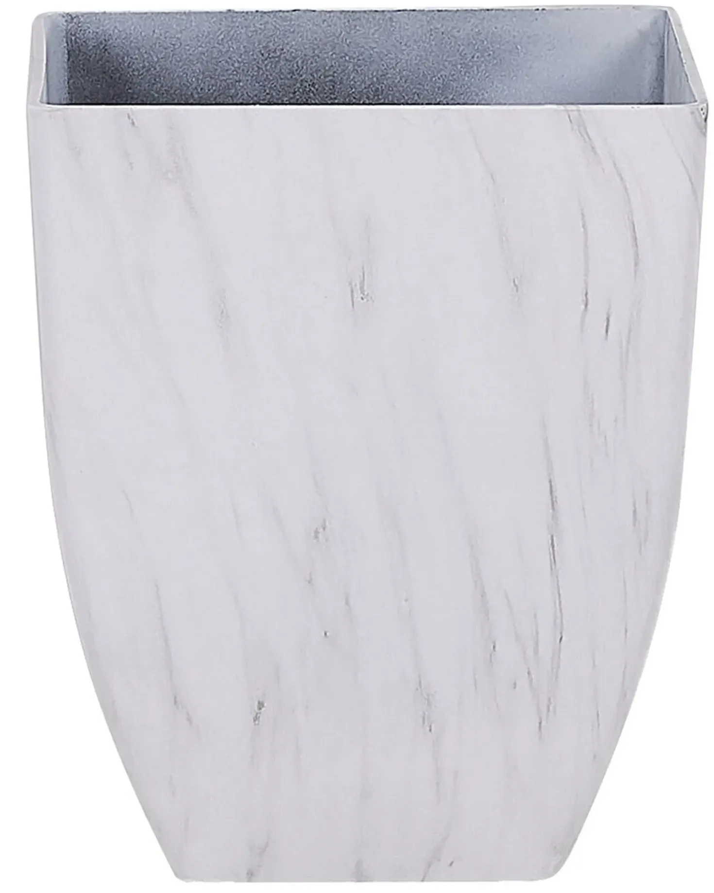 Set di 2 vasi per piante MIRO 35 cm Marmo bianco