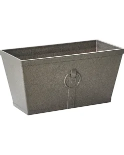 Set di 2 vasi per piante PORIA 60 cm Grigio