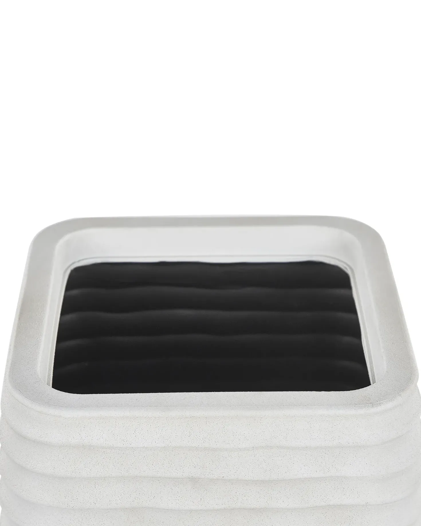 Set di 3 vasi per piante PARIKIA 50/38/28 cm Bianco sporco