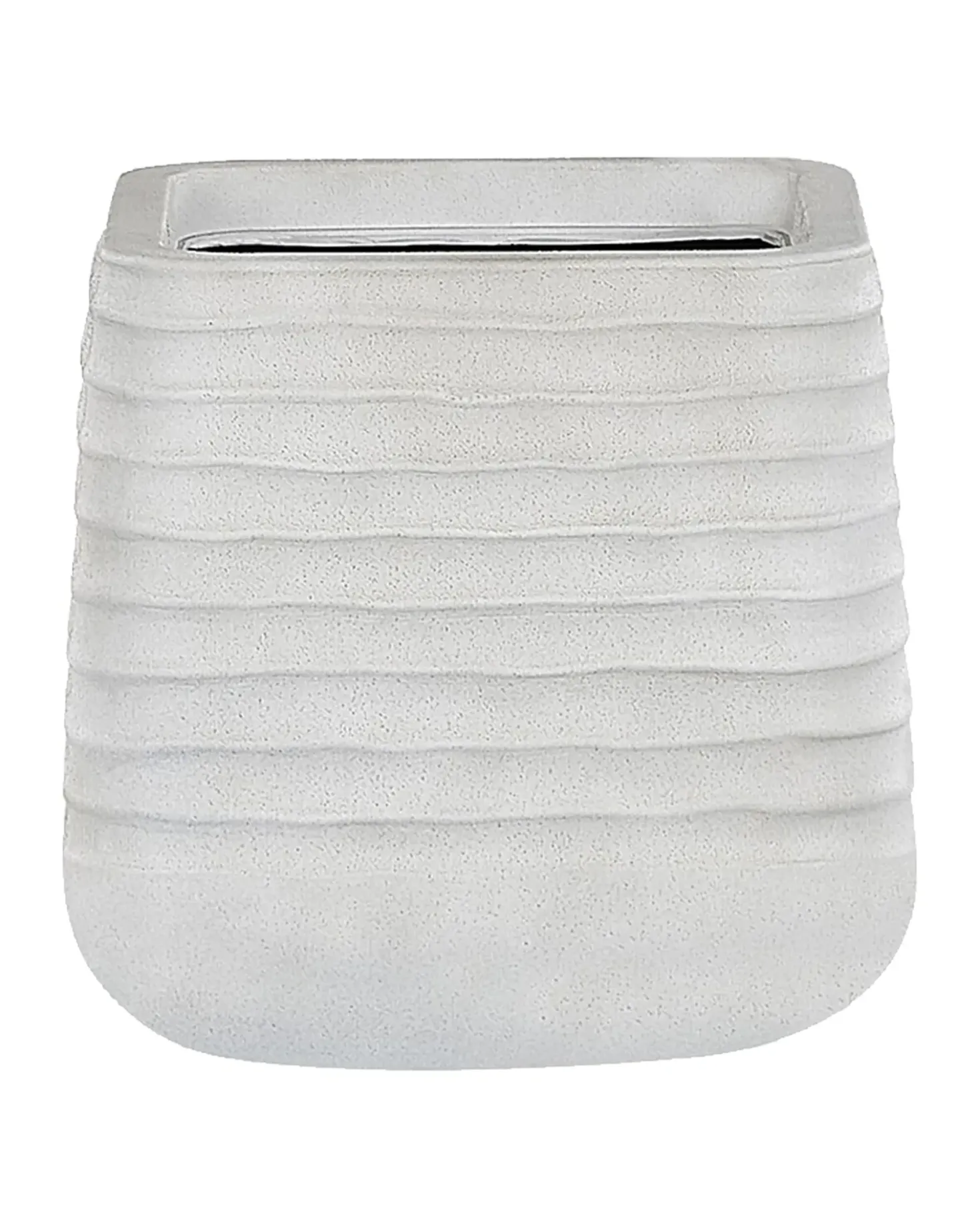 Set di 3 vasi per piante PARIKIA 50/38/28 cm Bianco sporco