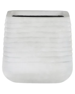 Set di 3 vasi per piante PARIKIA 50/38/28 cm Bianco sporco