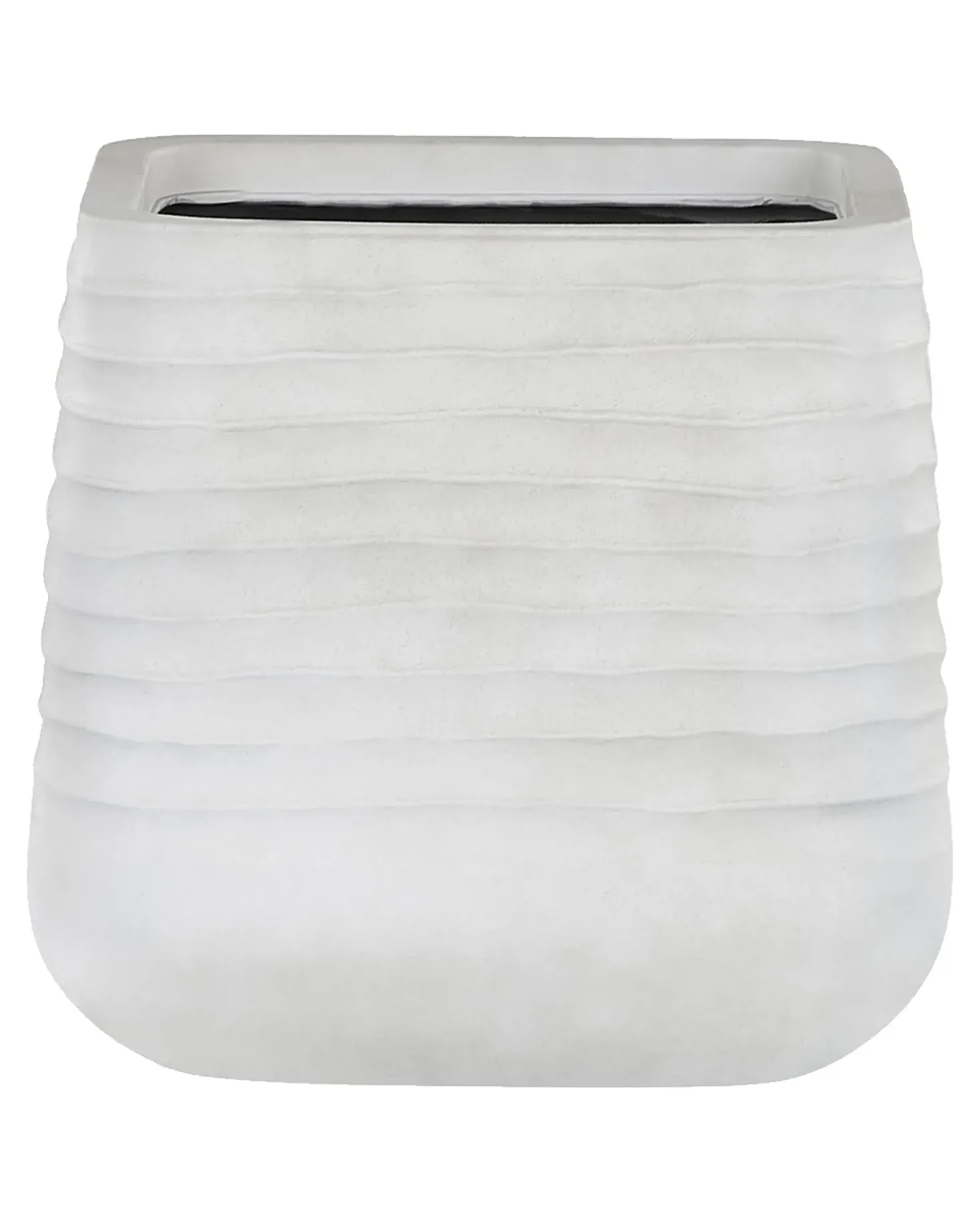 Set di 3 vasi per piante PARIKIA 50/38/28 cm Bianco sporco