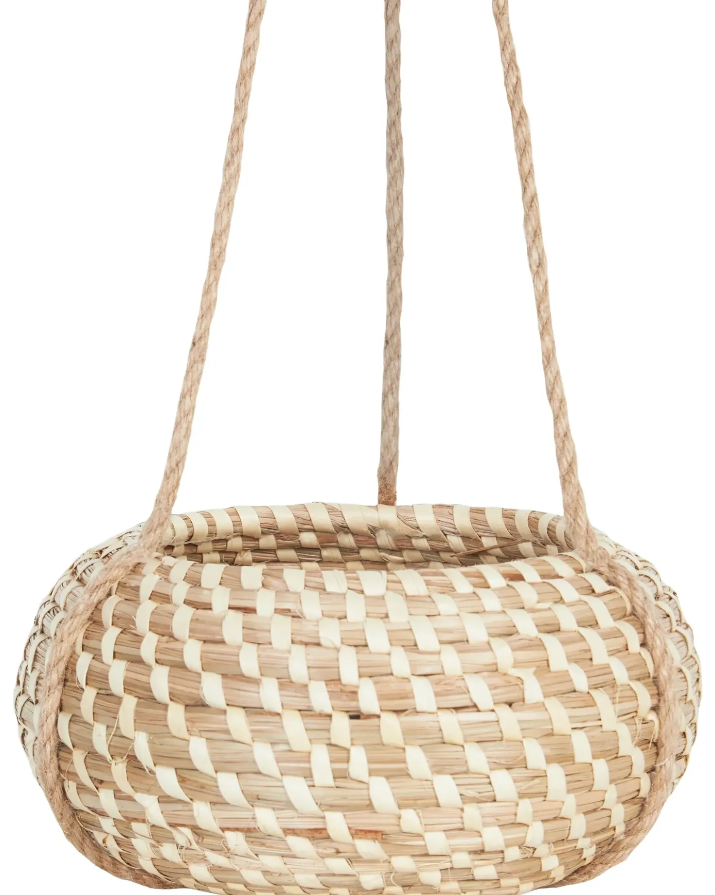 Set di 2 vasi per piante REMORA Alghe marine 22/14 cm Naturale