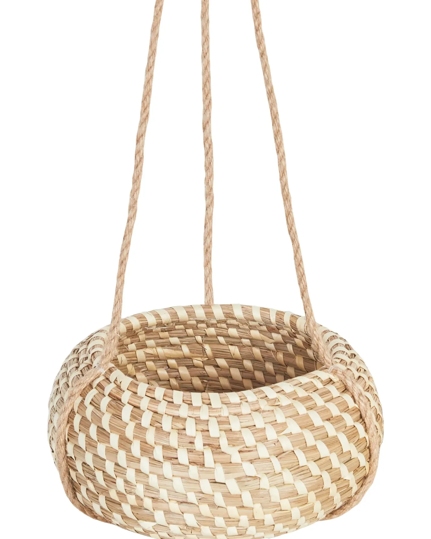 Set di 2 vasi per piante REMORA Alghe marine 22/14 cm Naturale