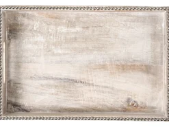 Set di 2 vassoi da portata QUENA Legno di mango Marrone chiaro