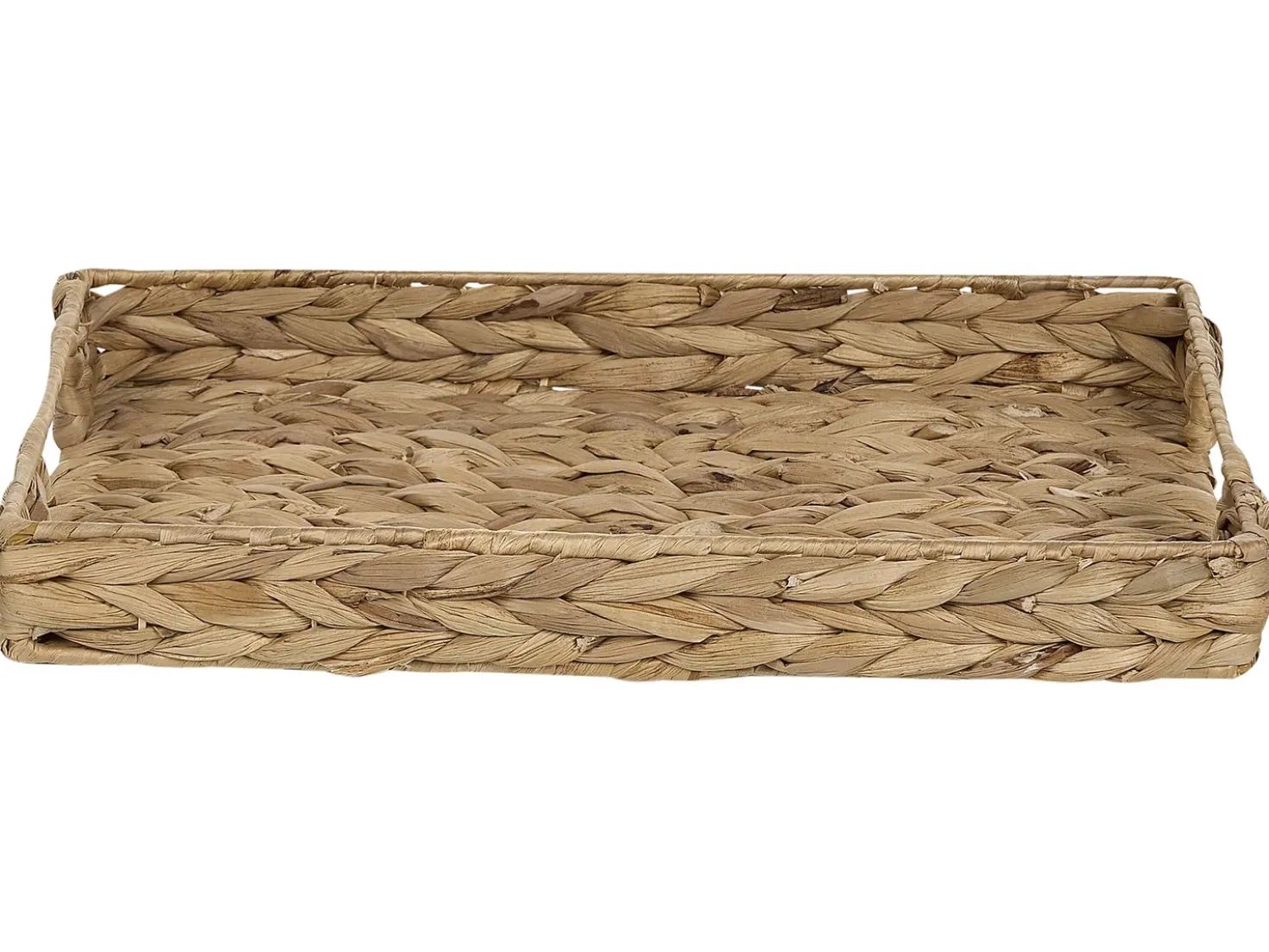 Set di 2 vassoi decorativi KONTUM Vimini Naturale
