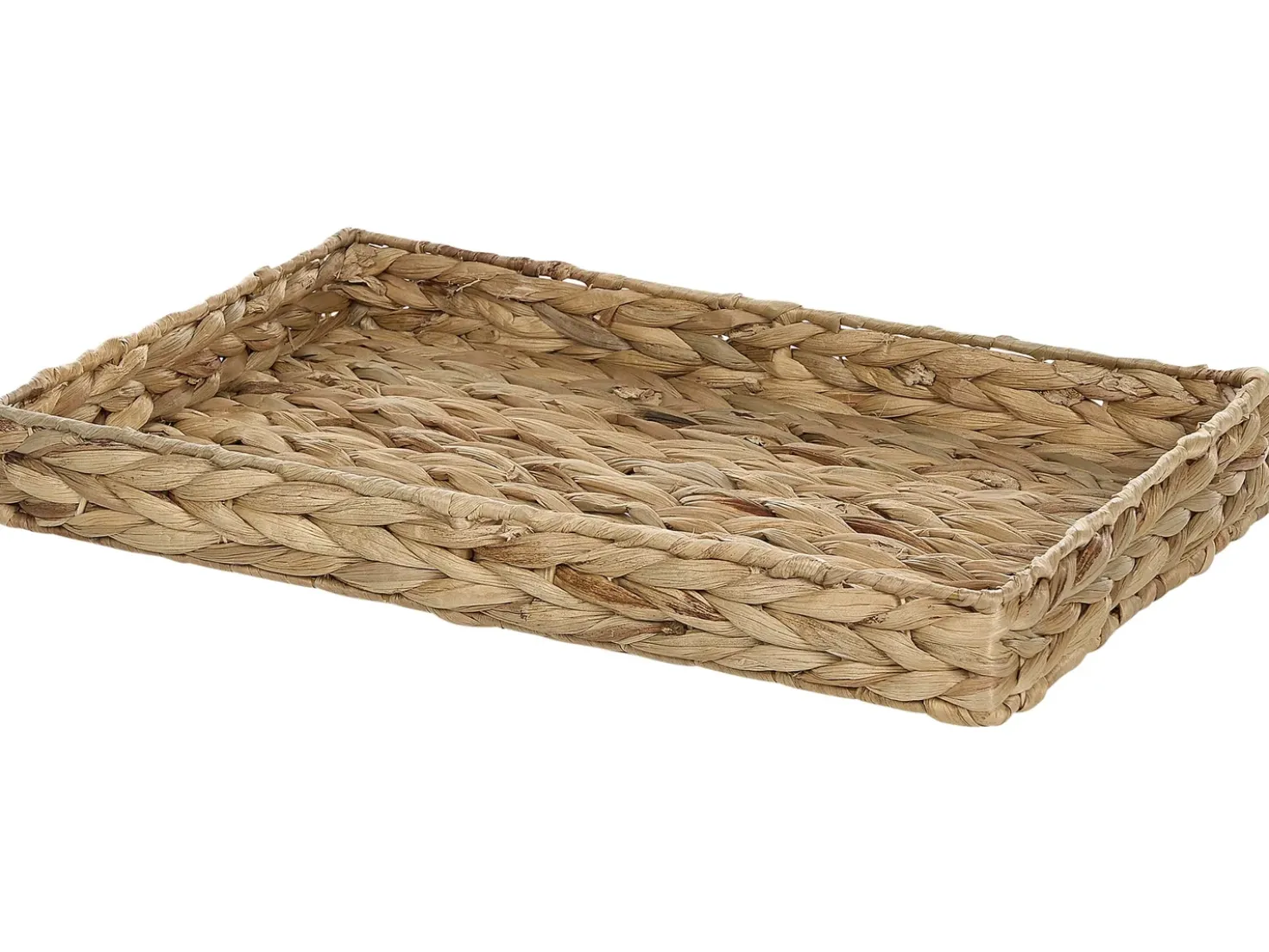 Set di 2 vassoi decorativi KONTUM Vimini Naturale