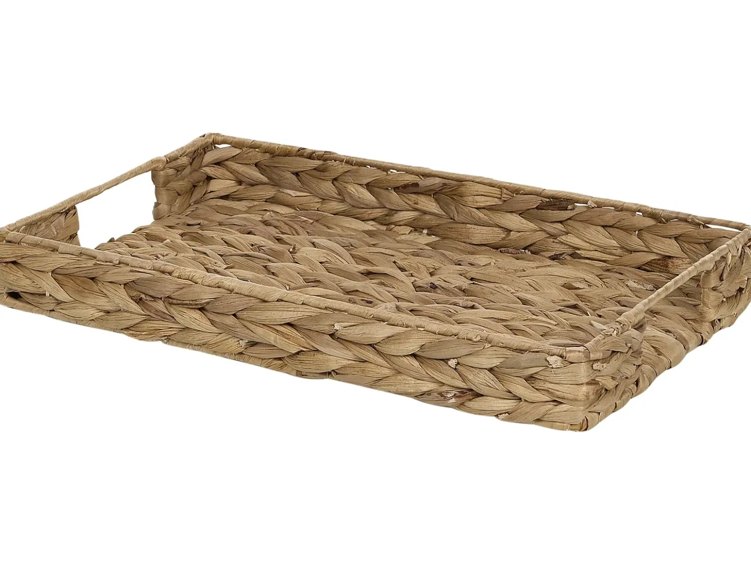 Set di 2 vassoi decorativi KONTUM Vimini Naturale