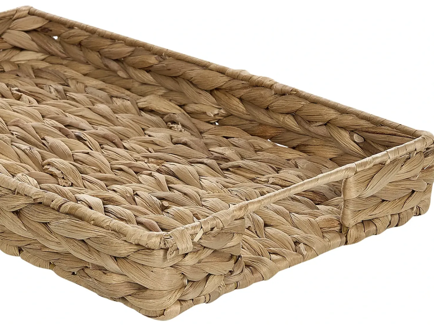 Set di 2 vassoi decorativi KONTUM Vimini Naturale
