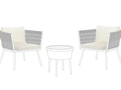 Set di copricuscini per esterni GARGANO Beige chiaro