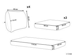 Set di copricuscini per esterni RAVELLO Beige