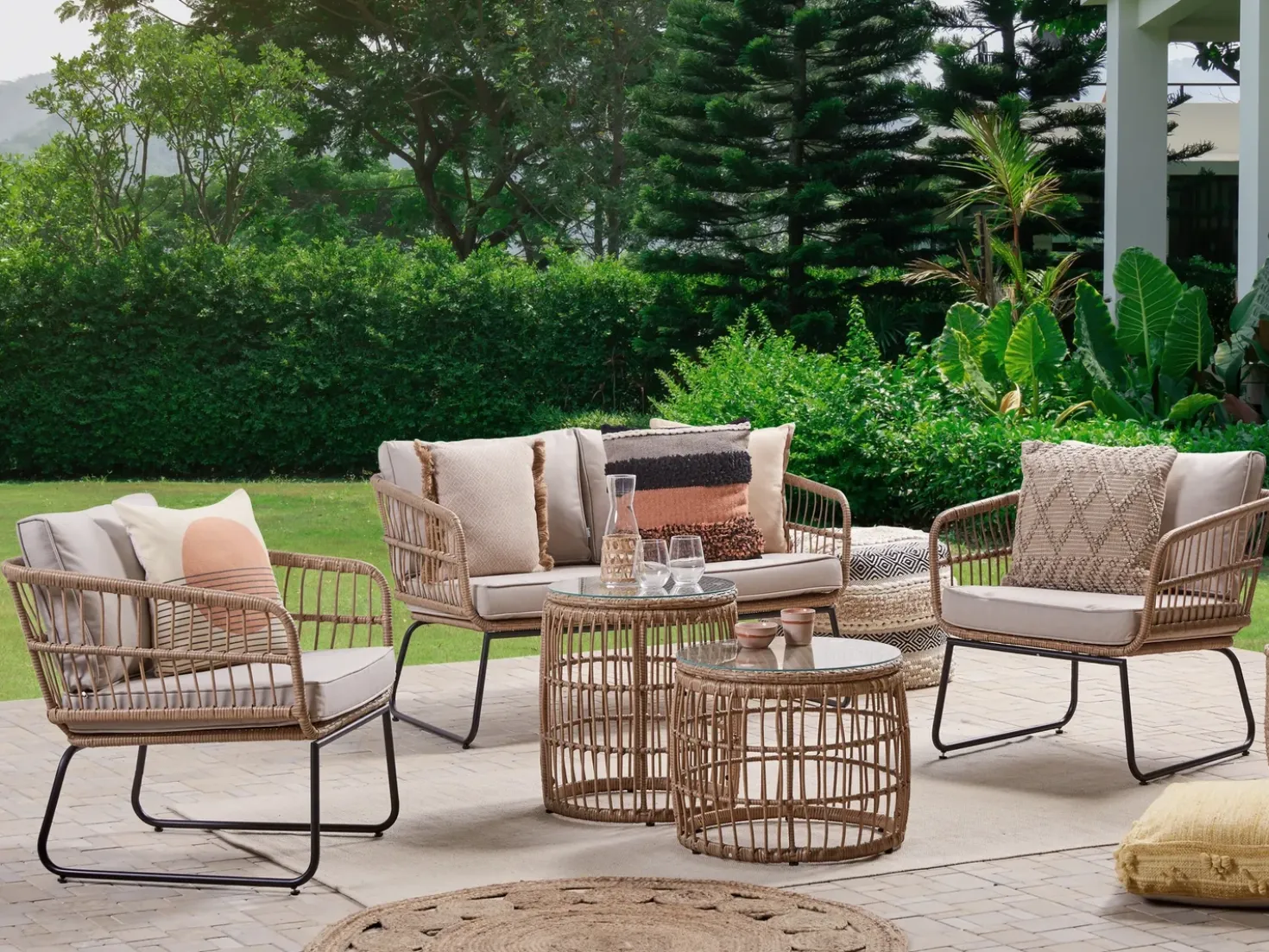 Set di copricuscini per esterni RAVELLO Beige