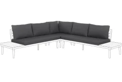 Set di copricuscini per esterni CORATO Grigio