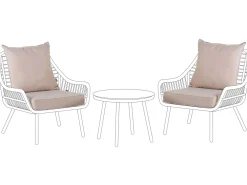 Set di copricuscini per esterni LAURETO Beige