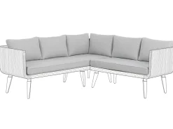 Set di copricuscini per esterni ALCAMO Grigio