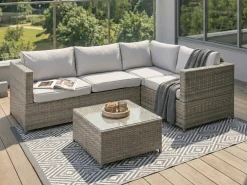 Set di copricuscini per esterni AVOLA Grigio chiaro