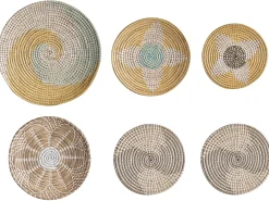 Set di decorazioni da appendere BACNINH Alghe marine 46/35/30 cm Multicolore
