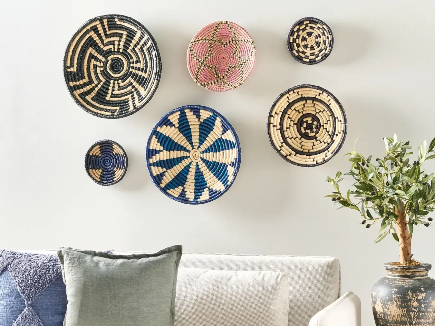 Set di decorazioni da appendere HOABINH Alghe marine 3/4/5/5/6/7 cm Multicolore