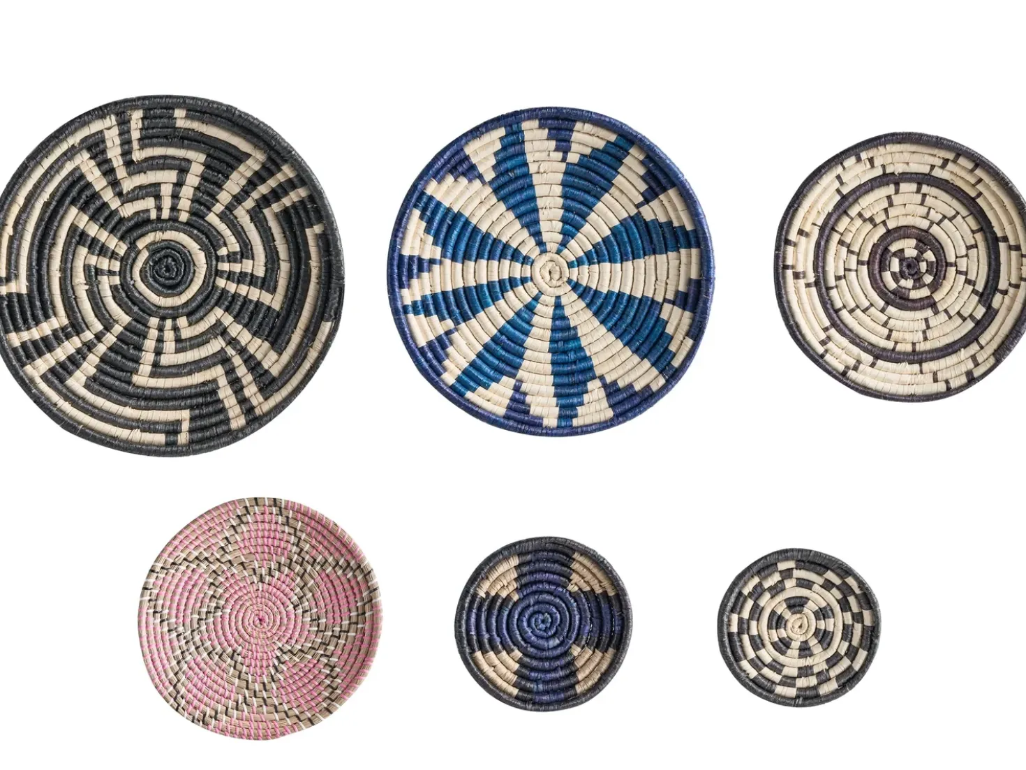 Set di decorazioni da appendere HOABINH Alghe marine 3/4/5/5/6/7 cm Multicolore